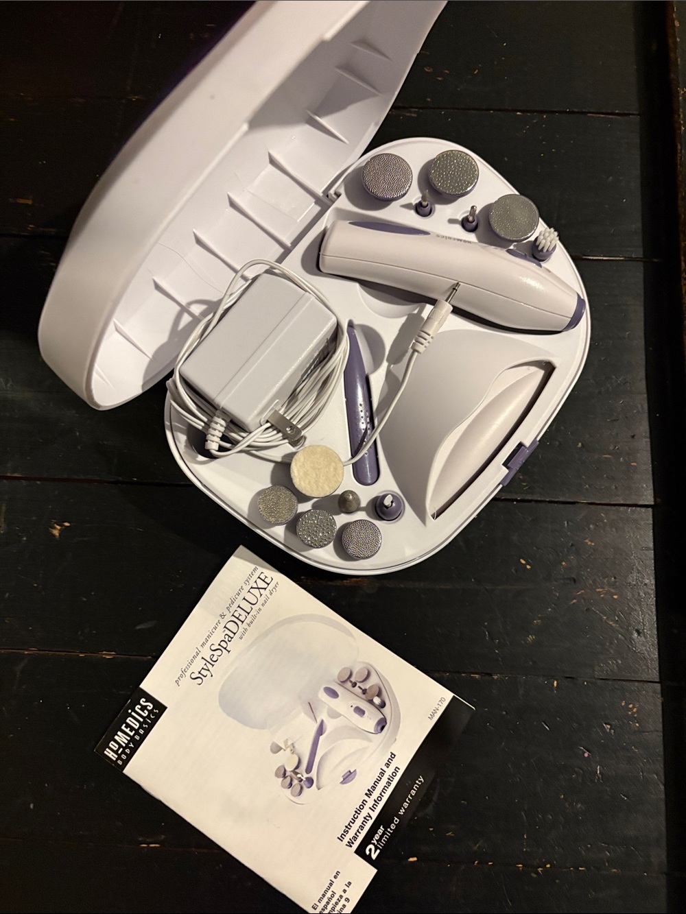 HOMEDICS: spa deluxe manicure pedicure system